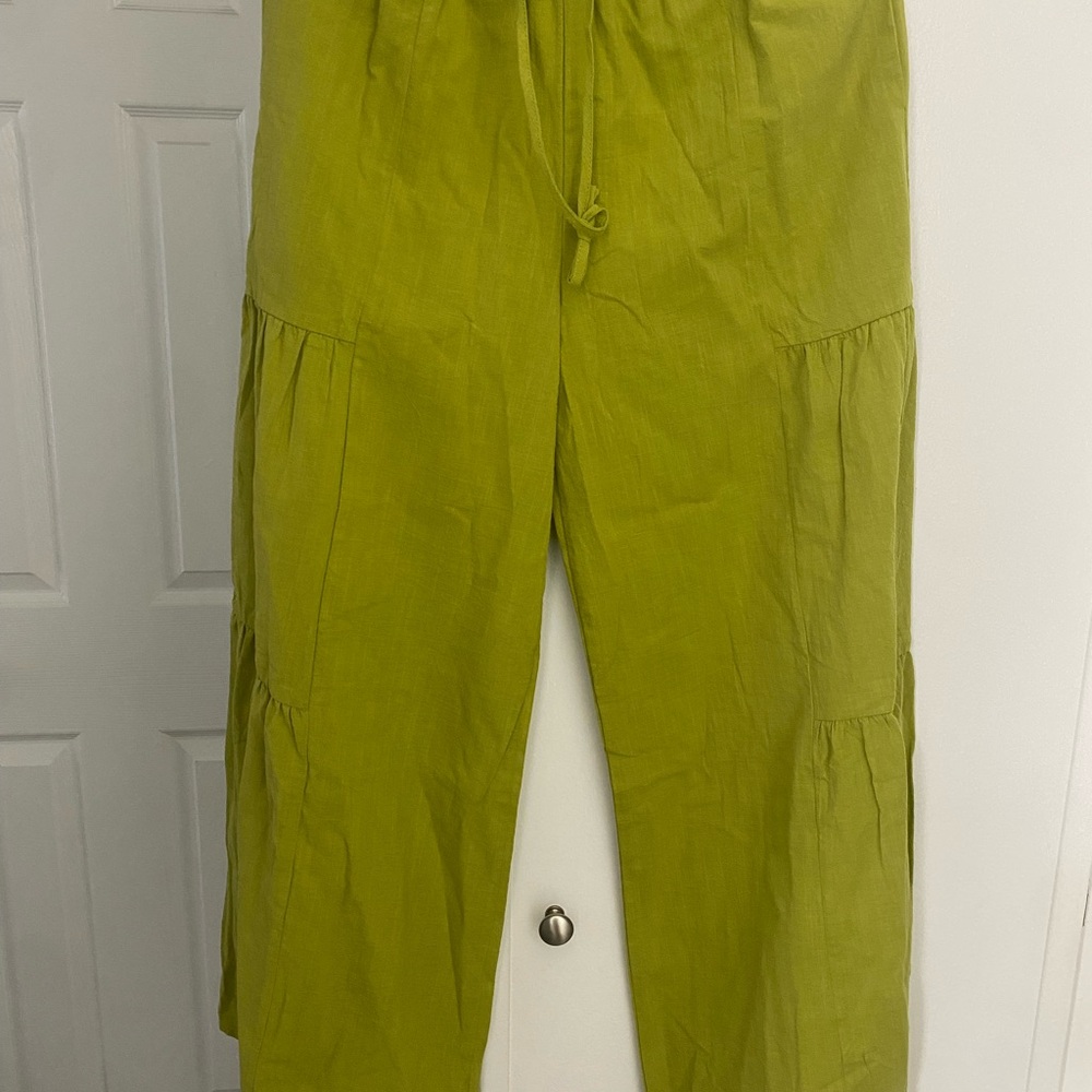 New! High-Rise Palazzo Pants.